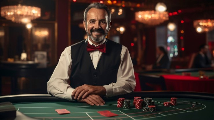 Live casino lobby with multiple table options