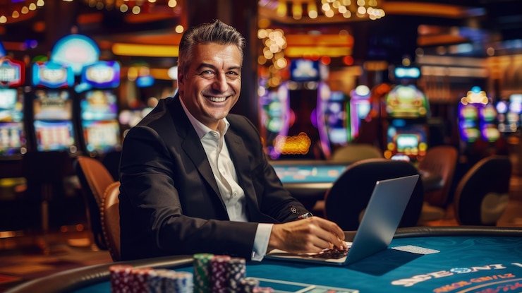 Premium VIP roulette studio with enhanced lighting, professional dealer, and multiple camera feeds at joker5000 login